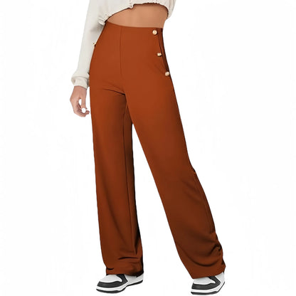 Pantalon Large Taille Haute pour Femme
