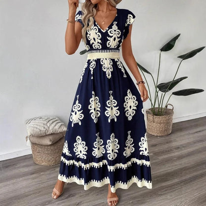 Robe Maxi "Riviera" Imprimée