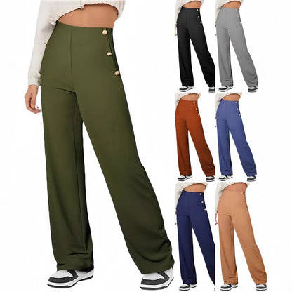 Pantalon Large Taille Haute pour Femme