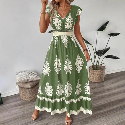 Robe Maxi "Riviera" Imprimée
