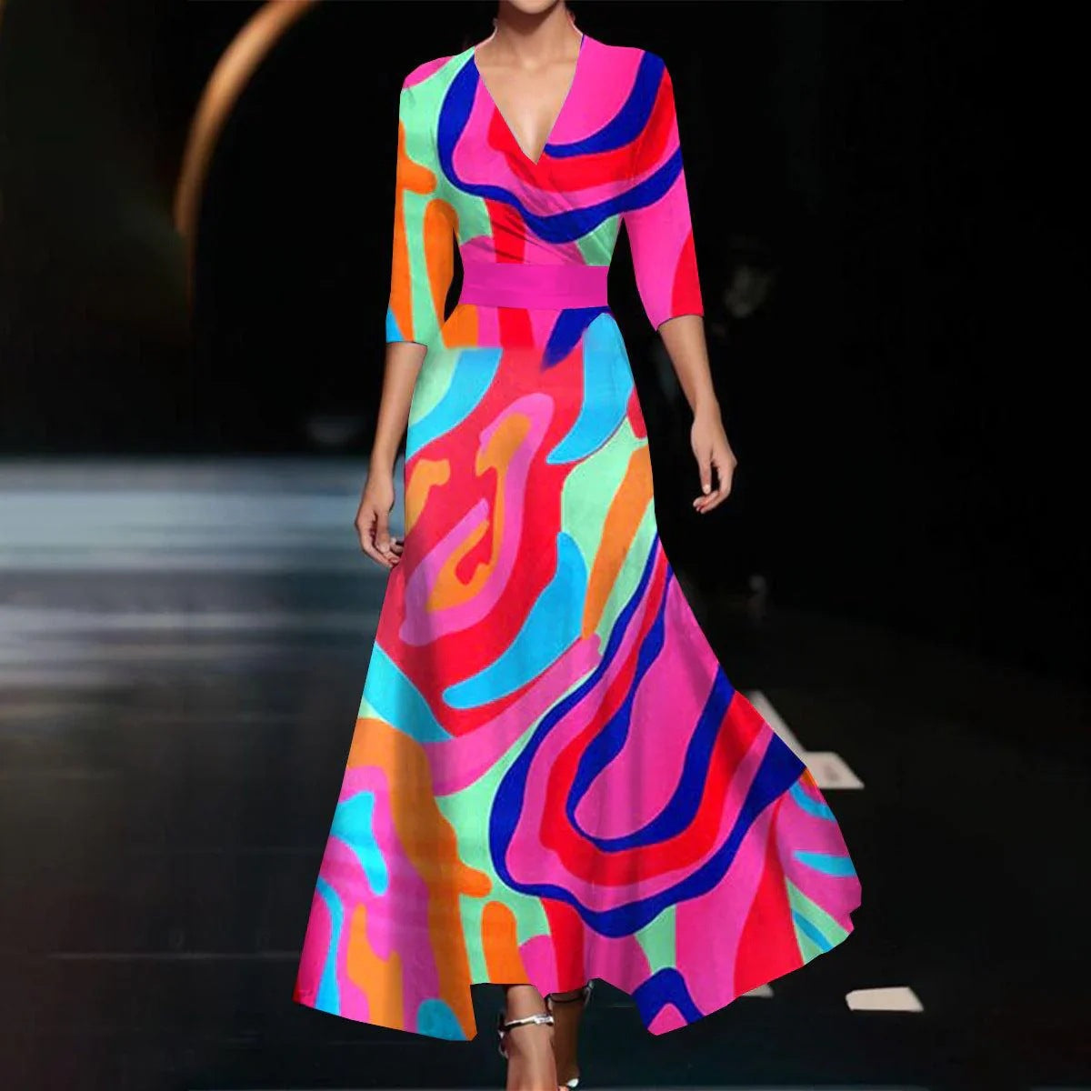 Robe Fluide "Allure Capitale"