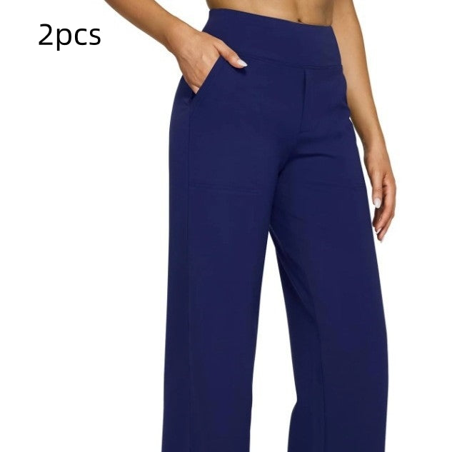 Pantalon Droit en Maille "Prestige"