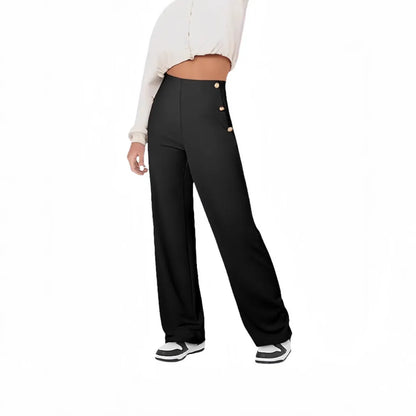 Pantalon Large Taille Haute pour Femme