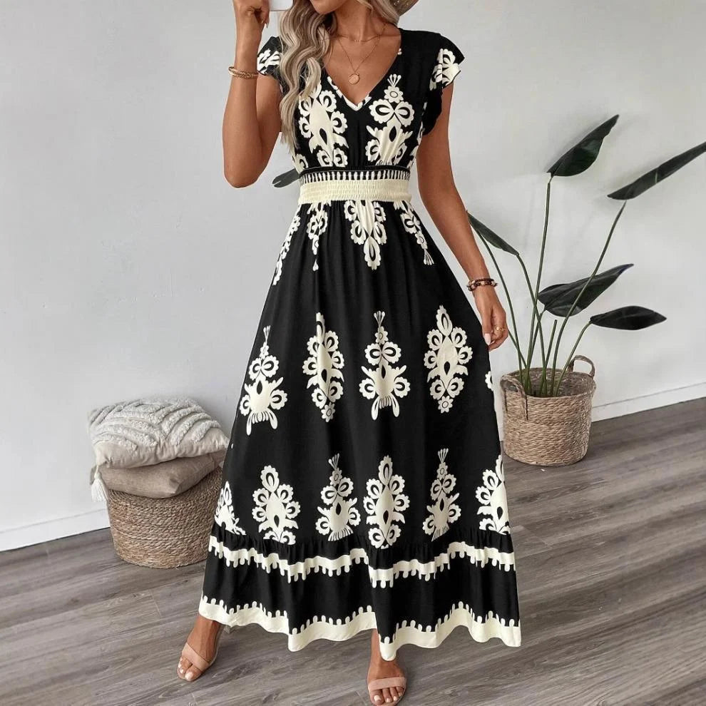 Robe Maxi "Riviera" Imprimée