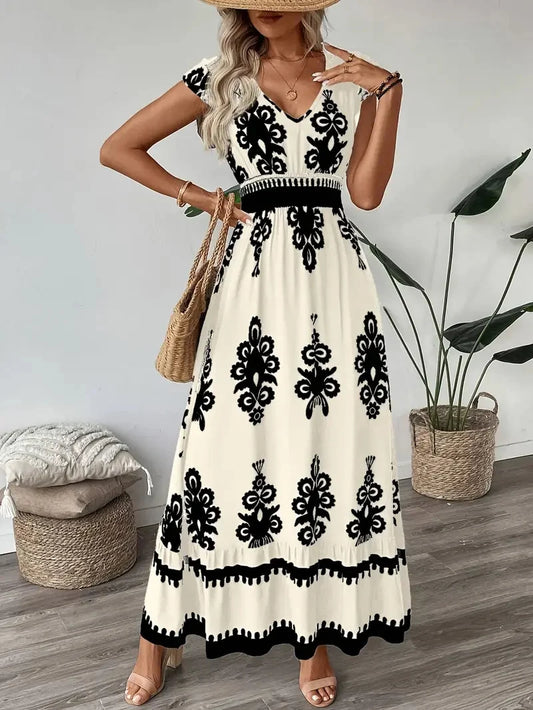 Robe Maxi "Riviera" Imprimée