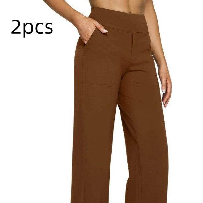 Pantalon Droit en Maille "Prestige"