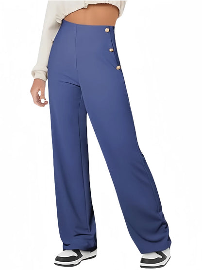 Pantalon Large Taille Haute pour Femme